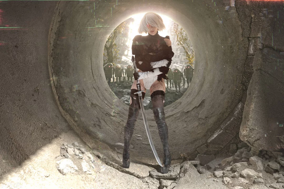 Косплей 2b из nier automata от dariarooz 9