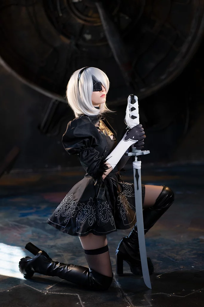 Косплей 2b из nier automata от axilirator 5