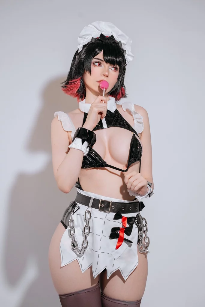 Косплей ellen joe в белье из zenless zone zero от peachmilky 7