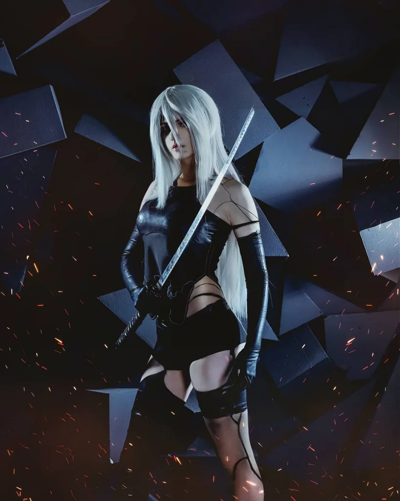 Косплей a2 из nier automata от waterloo 2
