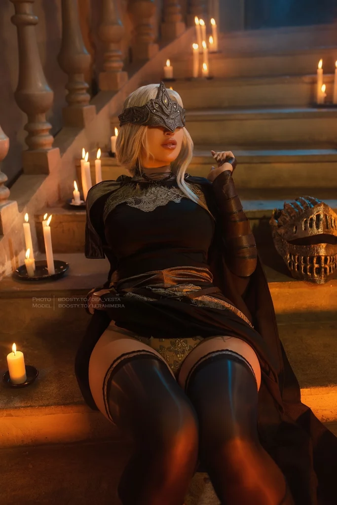 Косплей fire keeper из dark souls от lera himera 1