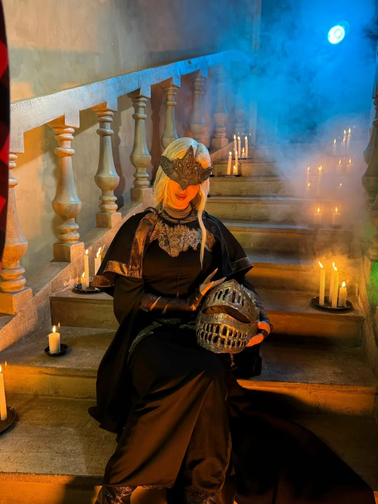 Косплей fire keeper из dark souls от lera himera 13