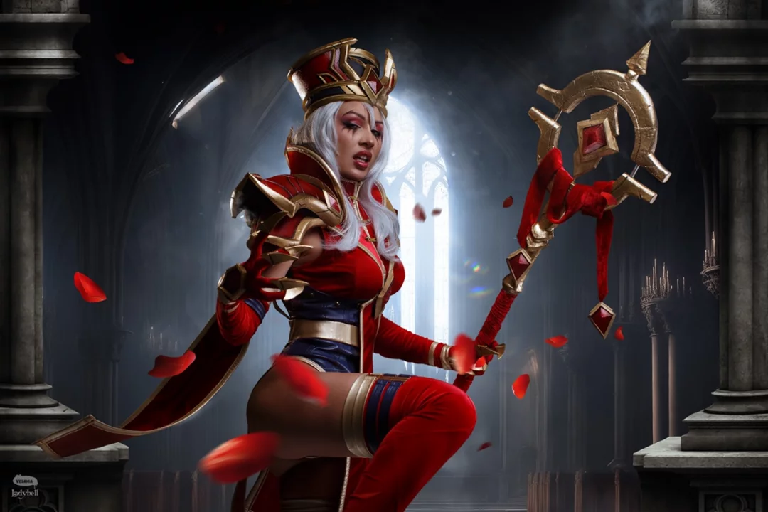 Косплей high inquisitor whitemane из world of warcraft от cosplay ladybell 8