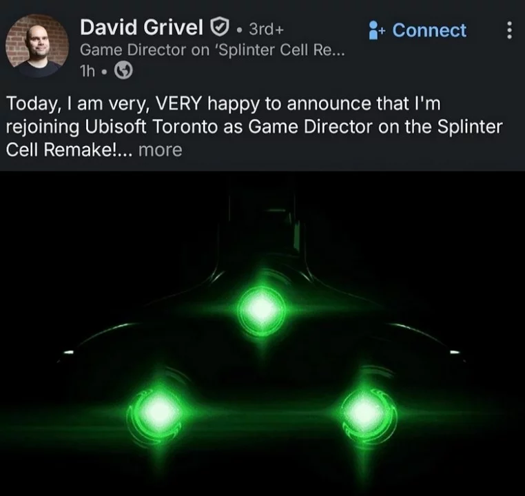 Режиссёр оригинала возвращается к работе над ремейком Splinter Cell