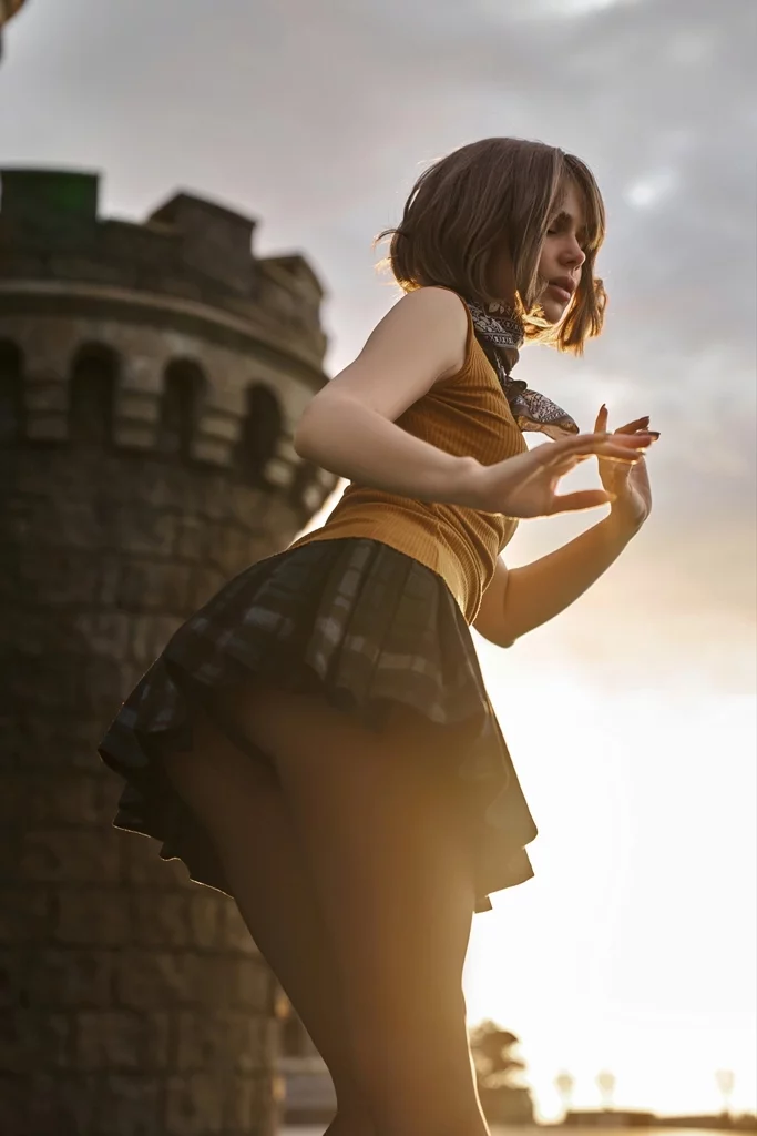 Косплей Ashley Graham из Resident Evil 4 от Purple Amelie