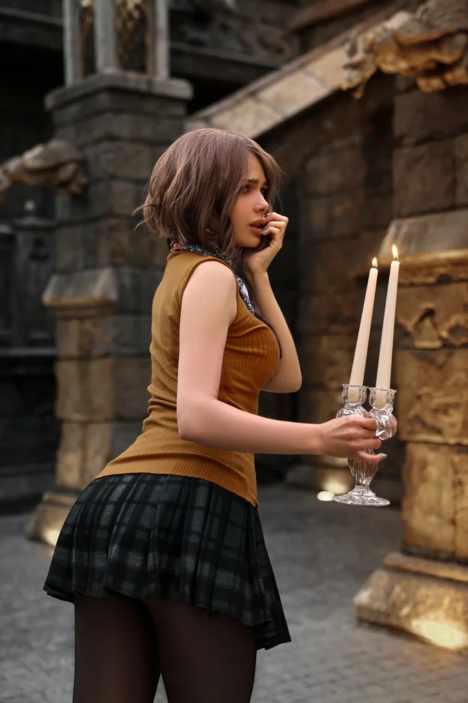 Косплей Ashley Graham из Resident Evil 4 от Purple Amelie