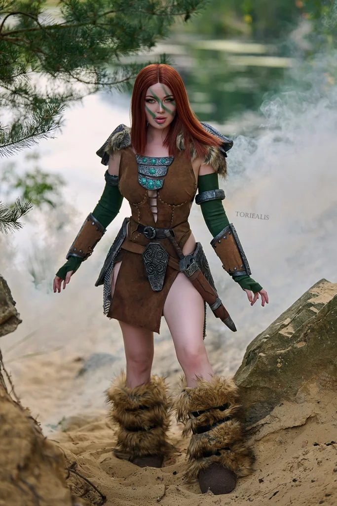 Косплей Aela the Huntress из The Elder Scrolls V Skyrim от TORIEALIS