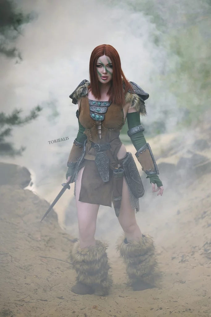 Косплей Aela the Huntress из The Elder Scrolls V Skyrim от TORIEALIS