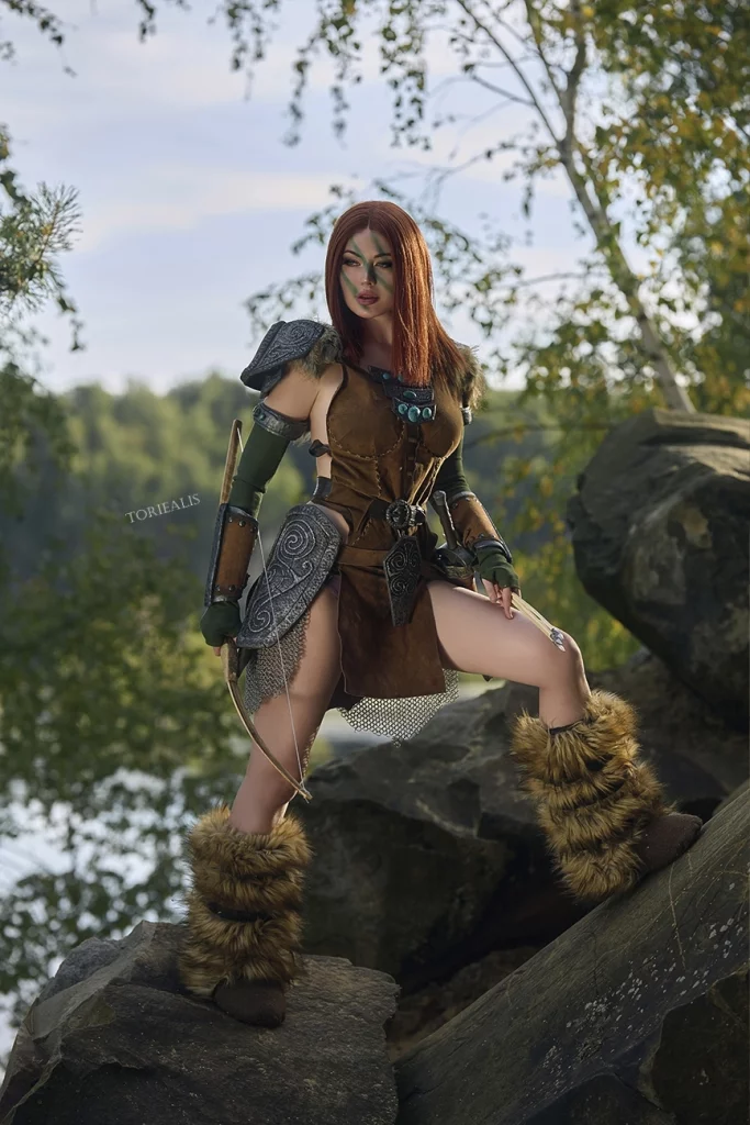 Косплей Aela the Huntress из The Elder Scrolls V Skyrim от TORIEALIS