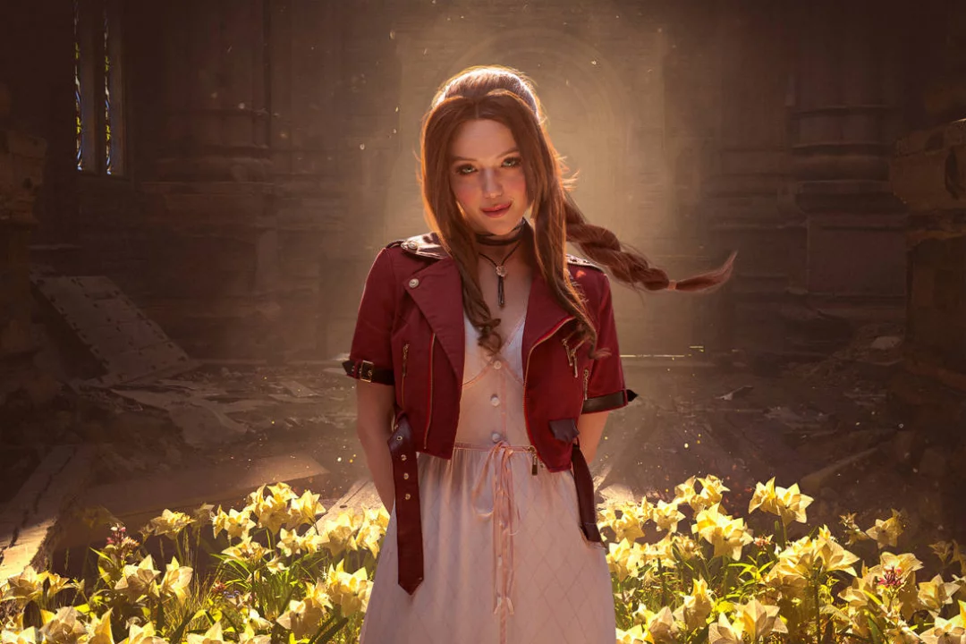 Шикарный косплей Aerith из седьмой Final Fantasy от Lada Lyumos