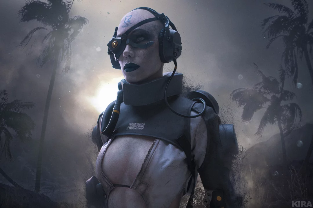 Косплей Skull Sniper из Metal Gear Solid V: The Phantom Pain от Frau Haku 