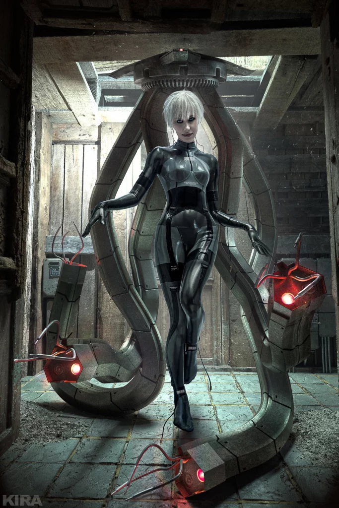 Горячий косплей Laughing Octopus из Metal Gear Solid 4: Guns of the Patriots от Frau Haku