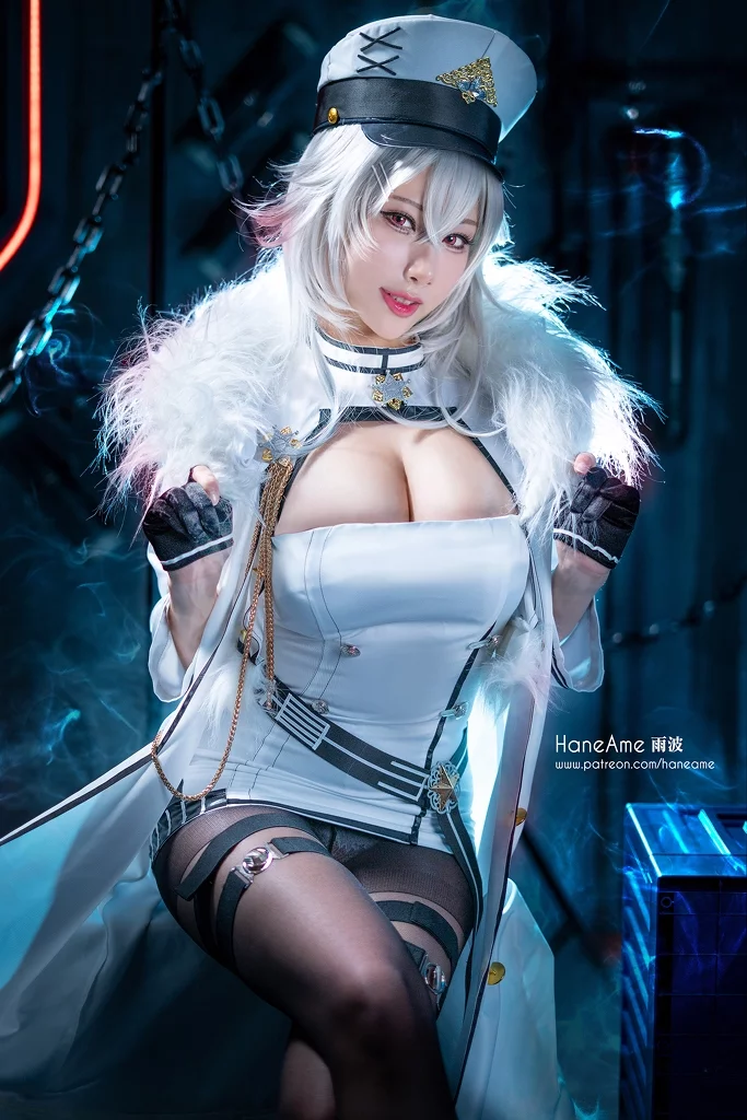 Горячий косплей линкора Северного Парламента Gangut из Azur Lane от HaneAme