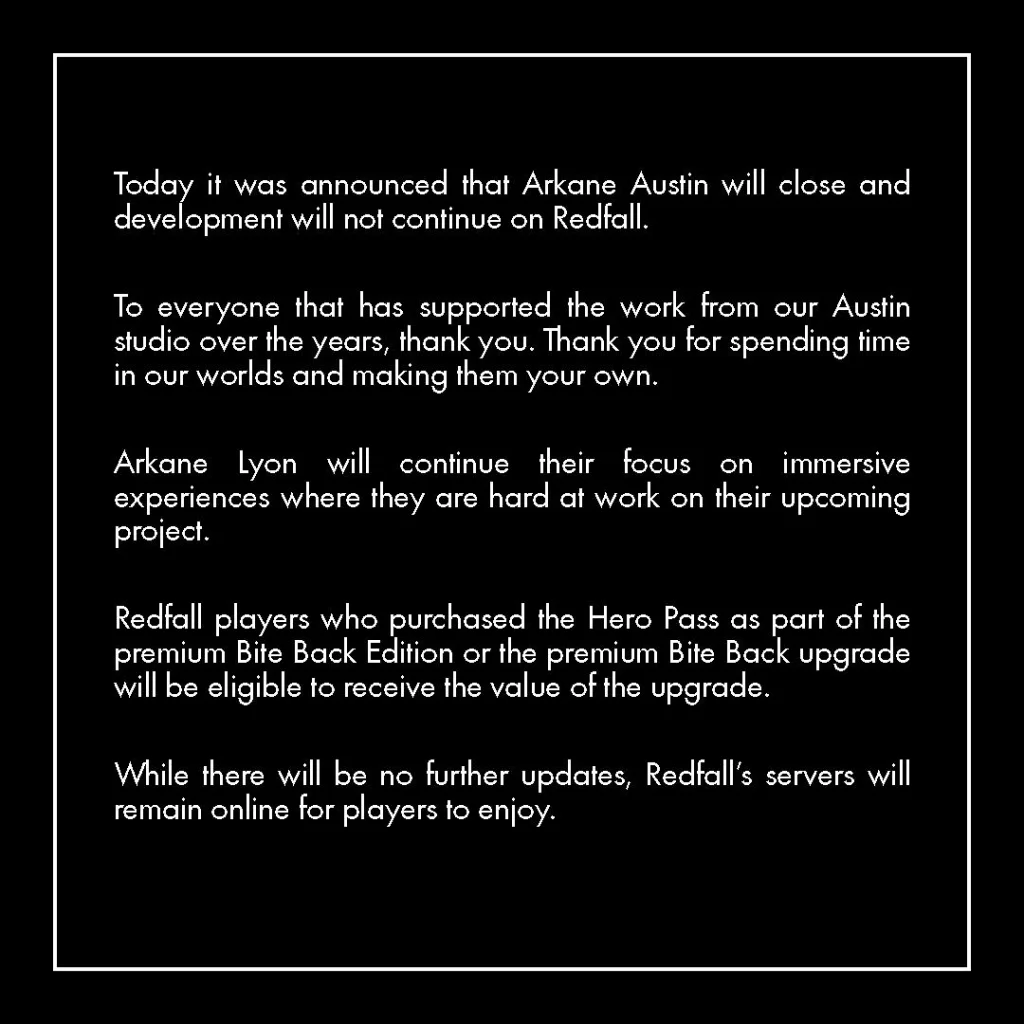 Microsoft закрывает несколько внутренних студий, включая Arkane Austin и Tango Gameworks