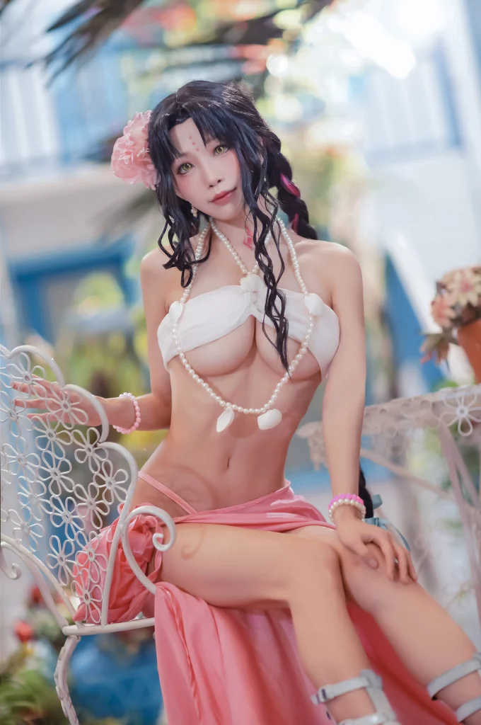 Откровенный косплей антагонистки Kiara Sessyoin из FateGrand Order от Aqua