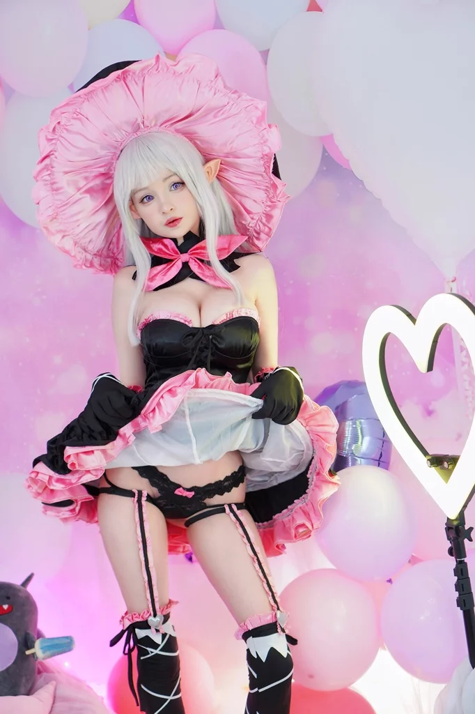 Возбуждающий косплей Melty Du Granite из Blade Arcus from Shining: Battle Arena от Hidori Rose