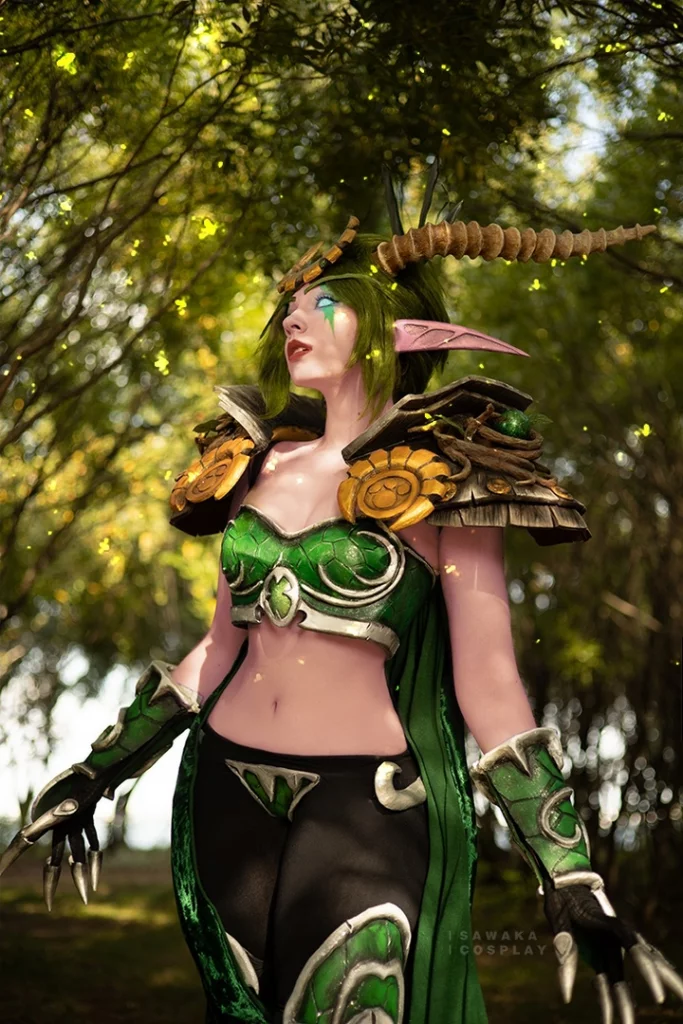 Эротический косплей королевы снов Ysera из World Of Warcraft от Sawaka 5