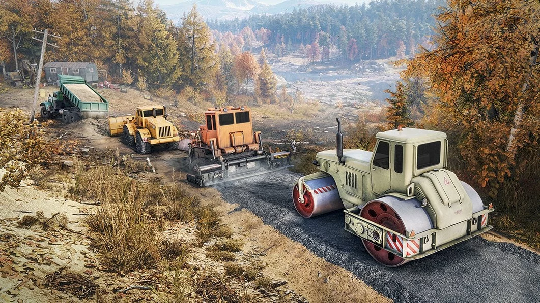 Roadcraft: десять минут геймплея строительного симулятора от авторов snowrunner