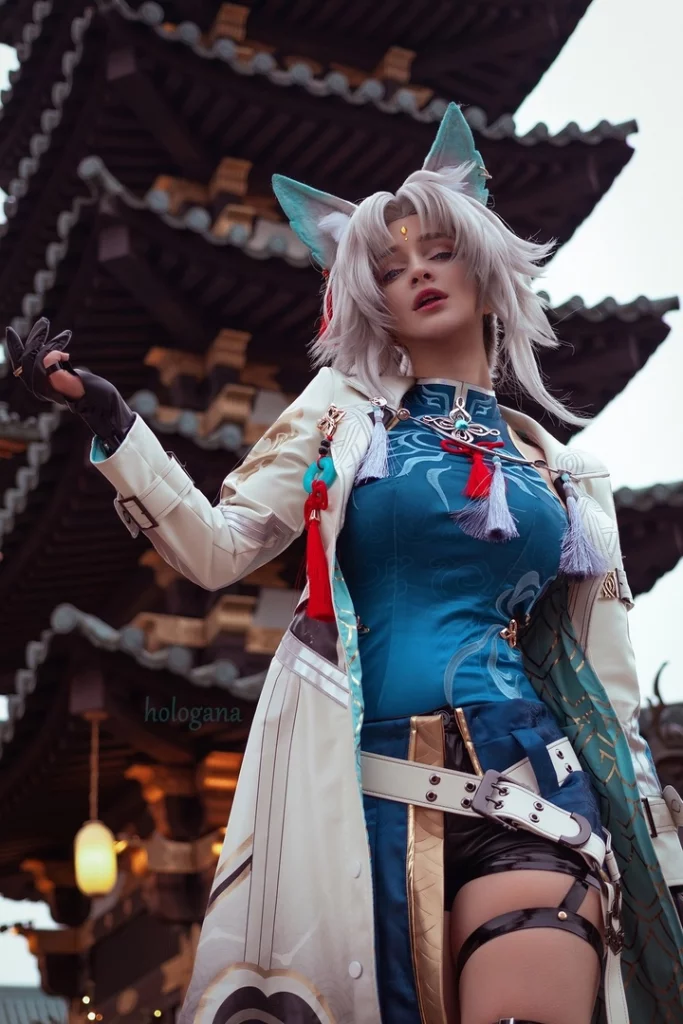 Косплей feixiao из honkai star rail от hologana 2