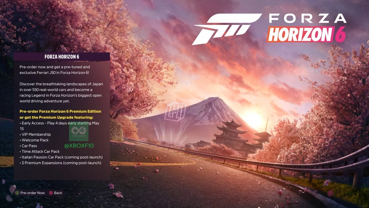 Forza Horizon 6 выйдет в Мае? Утечка из Forza Horizon