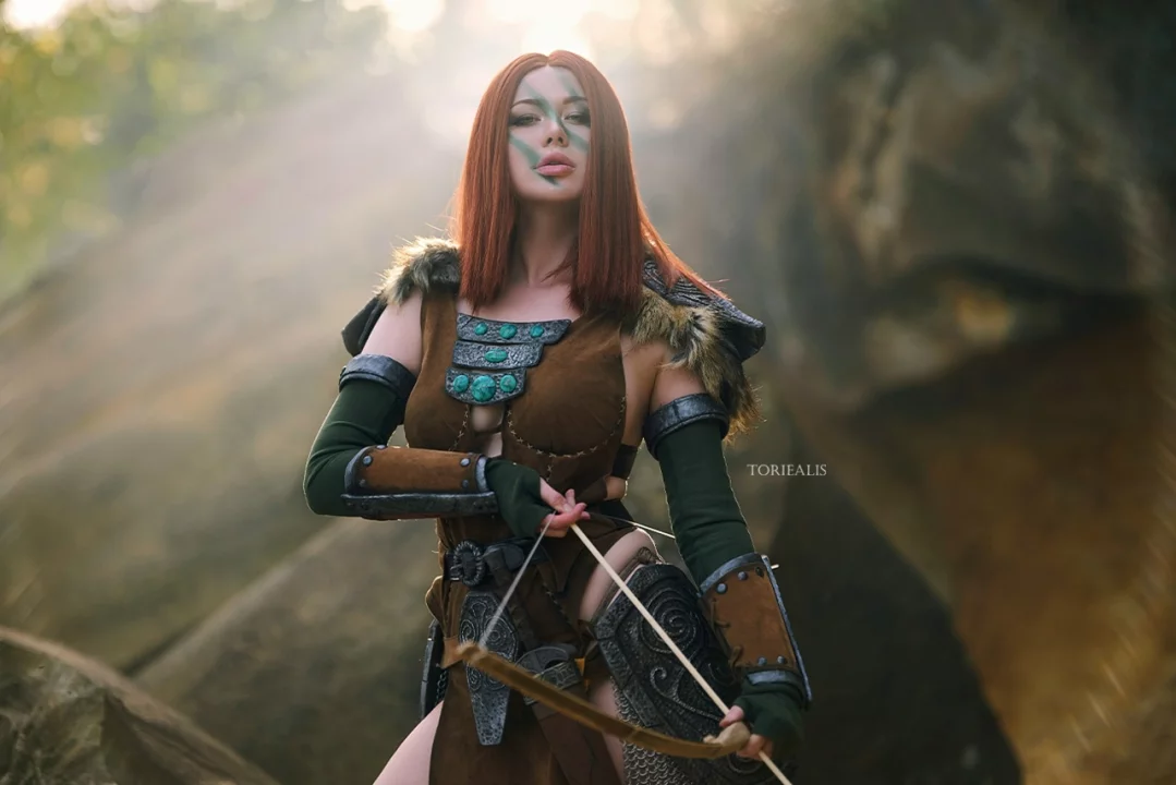 Косплей Aela the Huntress из The Elder Scrolls V Skyrim от TORIEALIS61