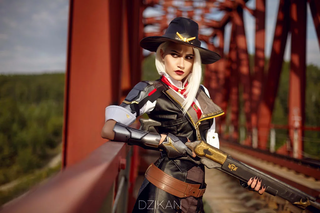 Косплей Ashe из Overwatch от Dzikan
