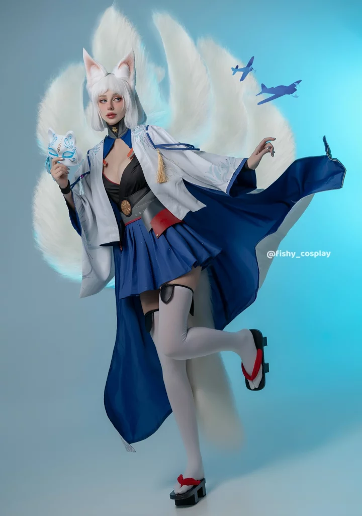 Косплей авианосца Kaga из Azur Lane от Fishy Cosplay