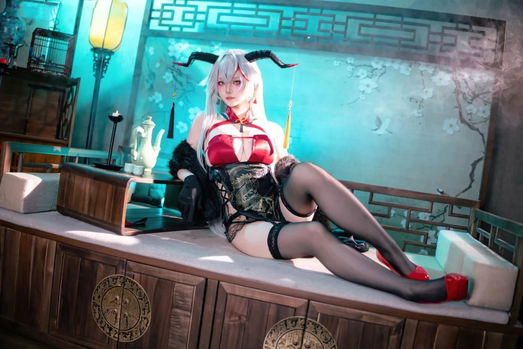 Косплей сверхтяжелого крейсера Agir из Azur Lane от Purinpuppy