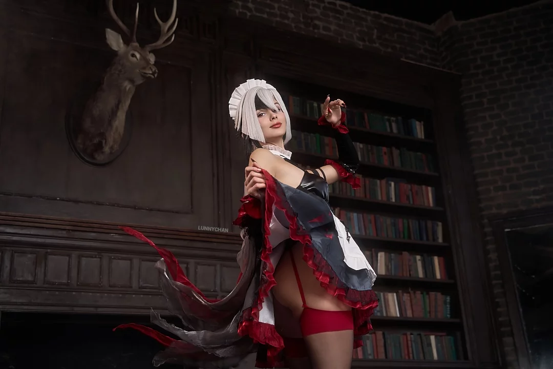 Косплей Arlecchino The Knave из Genshin Impact от Hofman cosplay