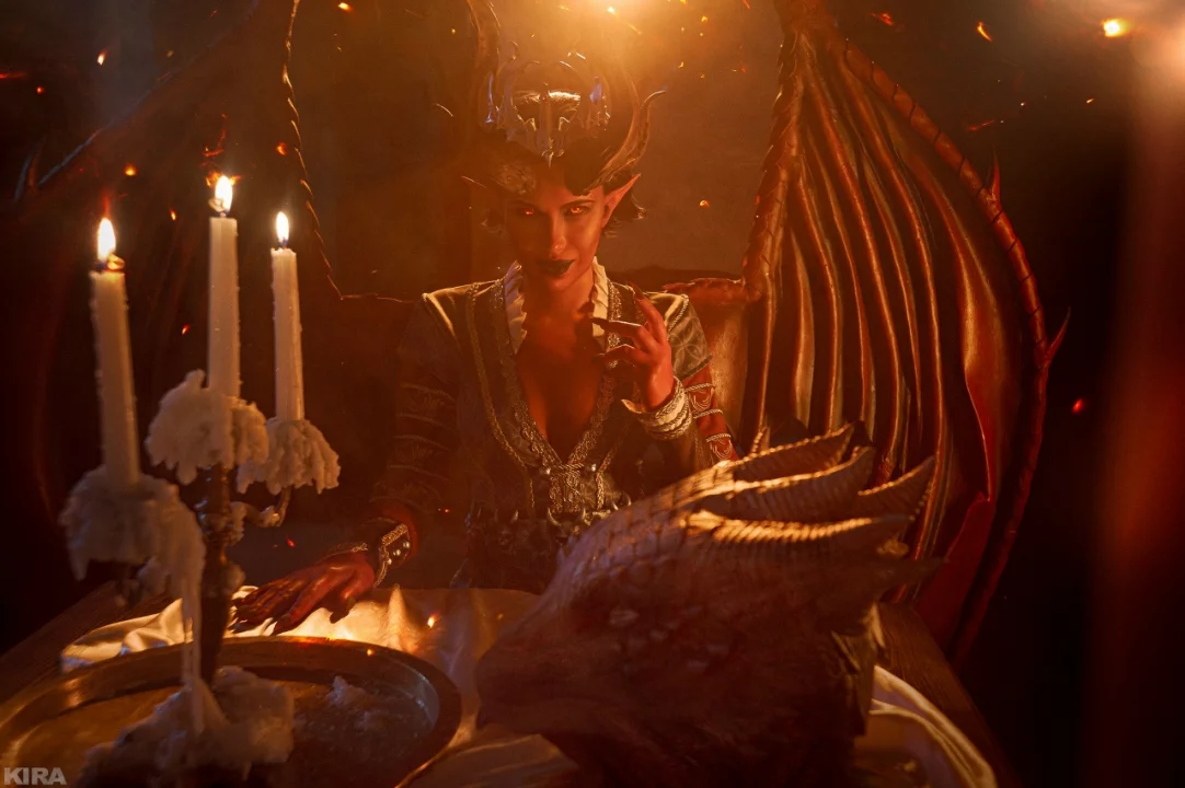 Косплей фем версий Raphael, Enver Gortash и Astarion из Baldur’s Gate 3 от Frau Haku, McCoy и CYXARIC