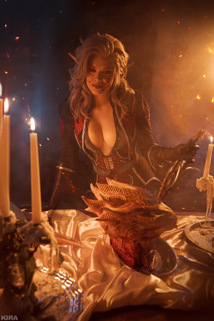 Косплей фем версий Raphael, Enver Gortash и Astarion из Baldur’s Gate 3 от Frau Haku, McCoy и CYXARIC