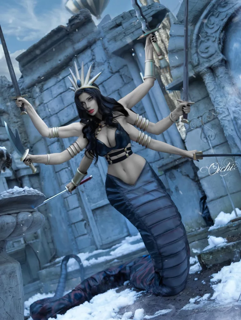 Косплей Naga Queens из Heroes of Might and Magic III от Oichi Chan