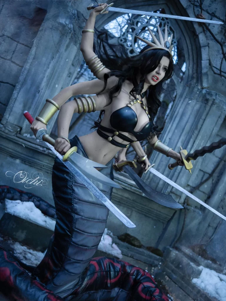 Косплей Naga Queens из Heroes of Might and Magic III от Oichi Chan