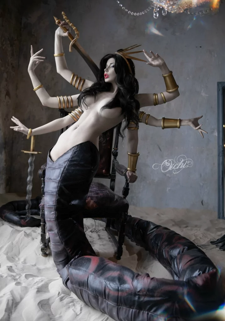 Косплей Naga Queens из Heroes of Might and Magic III от Oichi Chan