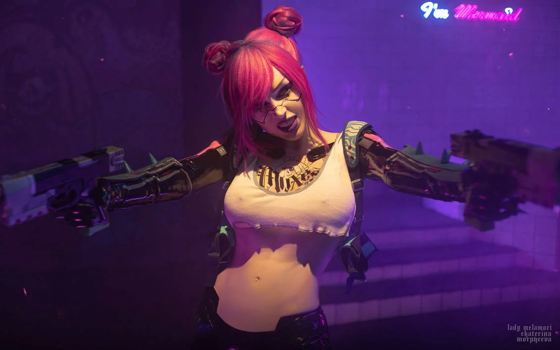 Косплей Rita Wheeler из Cyberpunk 2077 от Lady Melamori