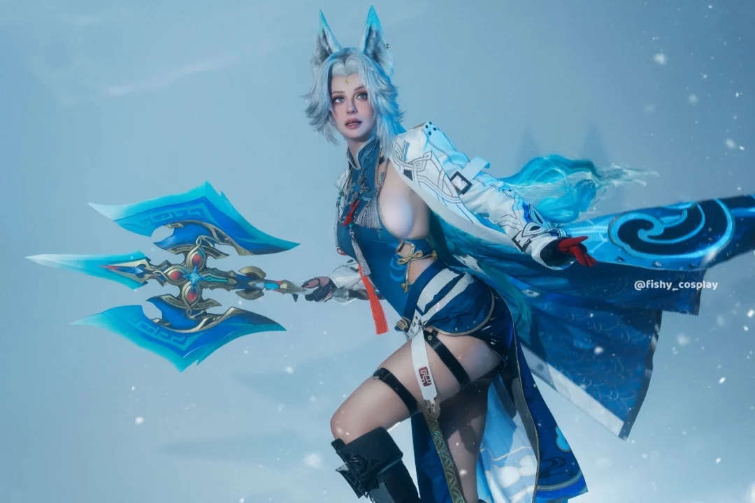 Косплей Feixiao из Honkai Star Rail от Fishy Cosplay