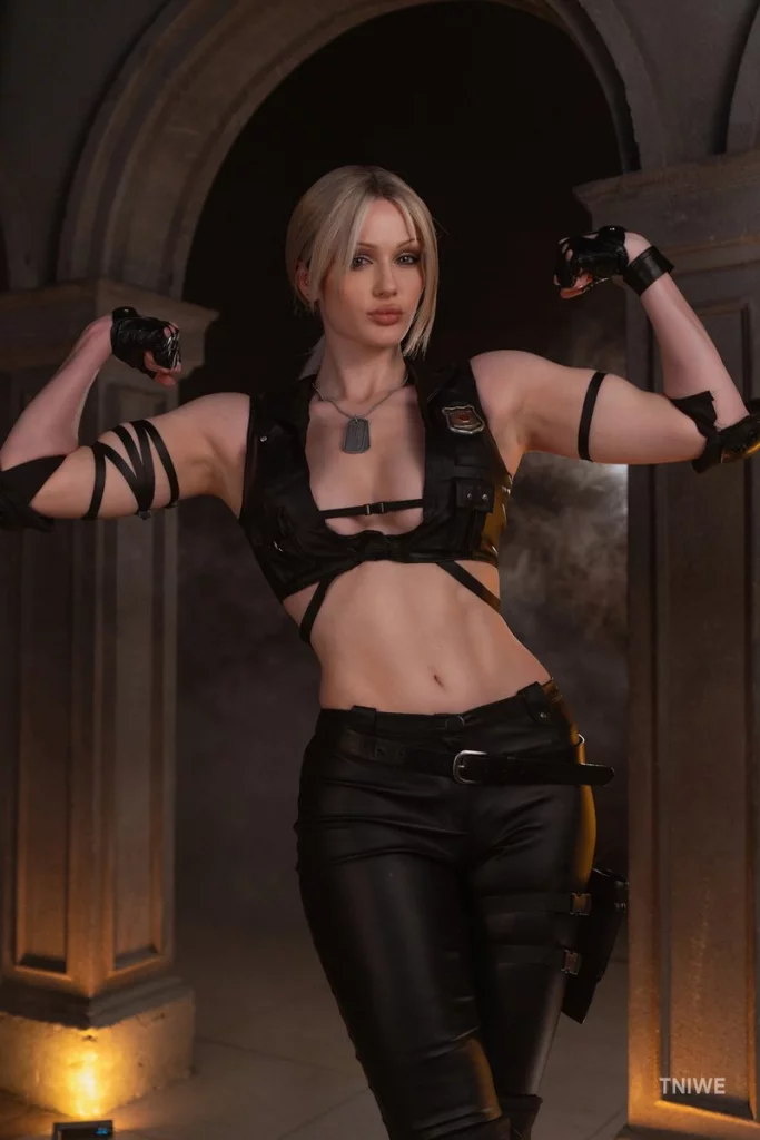 Косплей Sonya Blade из Mortal Kombat 9 от Tniwe
