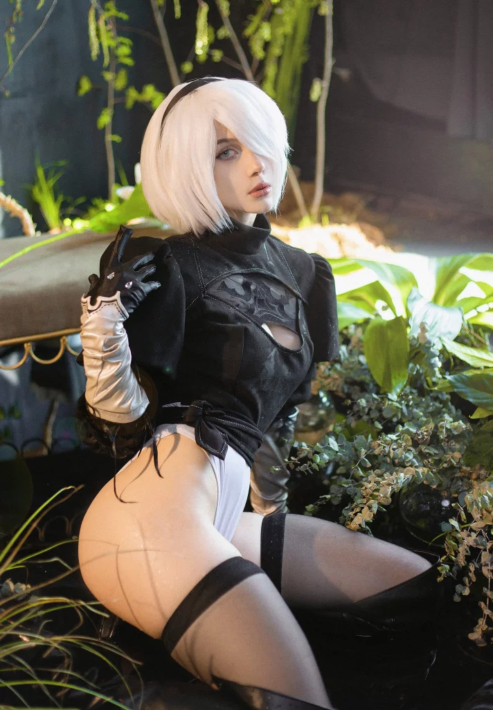 Косплей YoRHa No.2 Type B или же 2B из Nier Automata от Nelapochka
