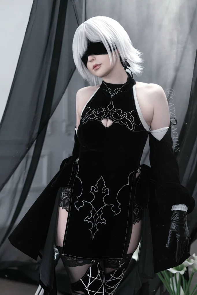 Косплей YoRHa No.10 Type H из NieR Reincarnation от CatzillaChan