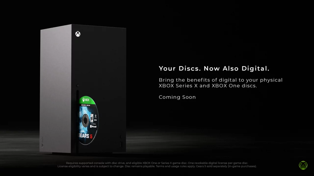 Xbox официально подтвердила функцию оцифровки дисков